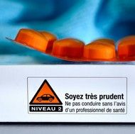 Signalisation du risque de somnolence au volant. Les médicaments et la conduite.