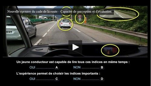 Les nouvelles questions du Code de la Route.