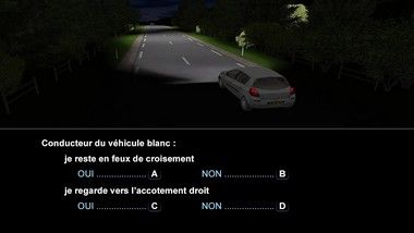 Société privé qui passe le code.