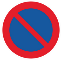 Le panneau d’interdiction de stationner